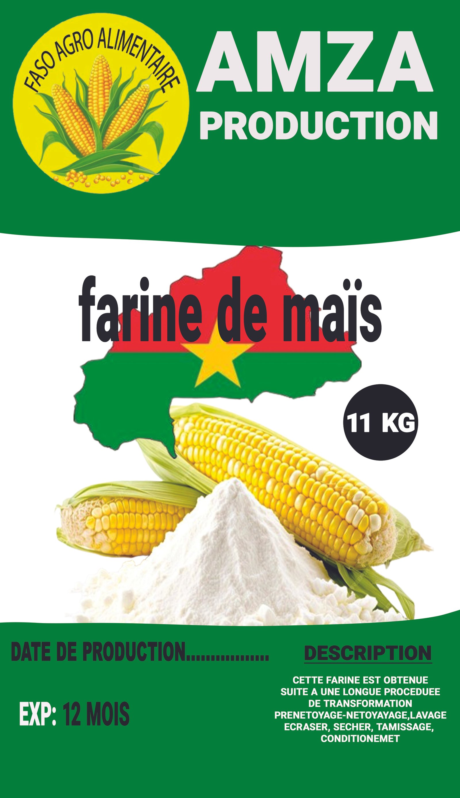 Design pour Sac de farine de maïs