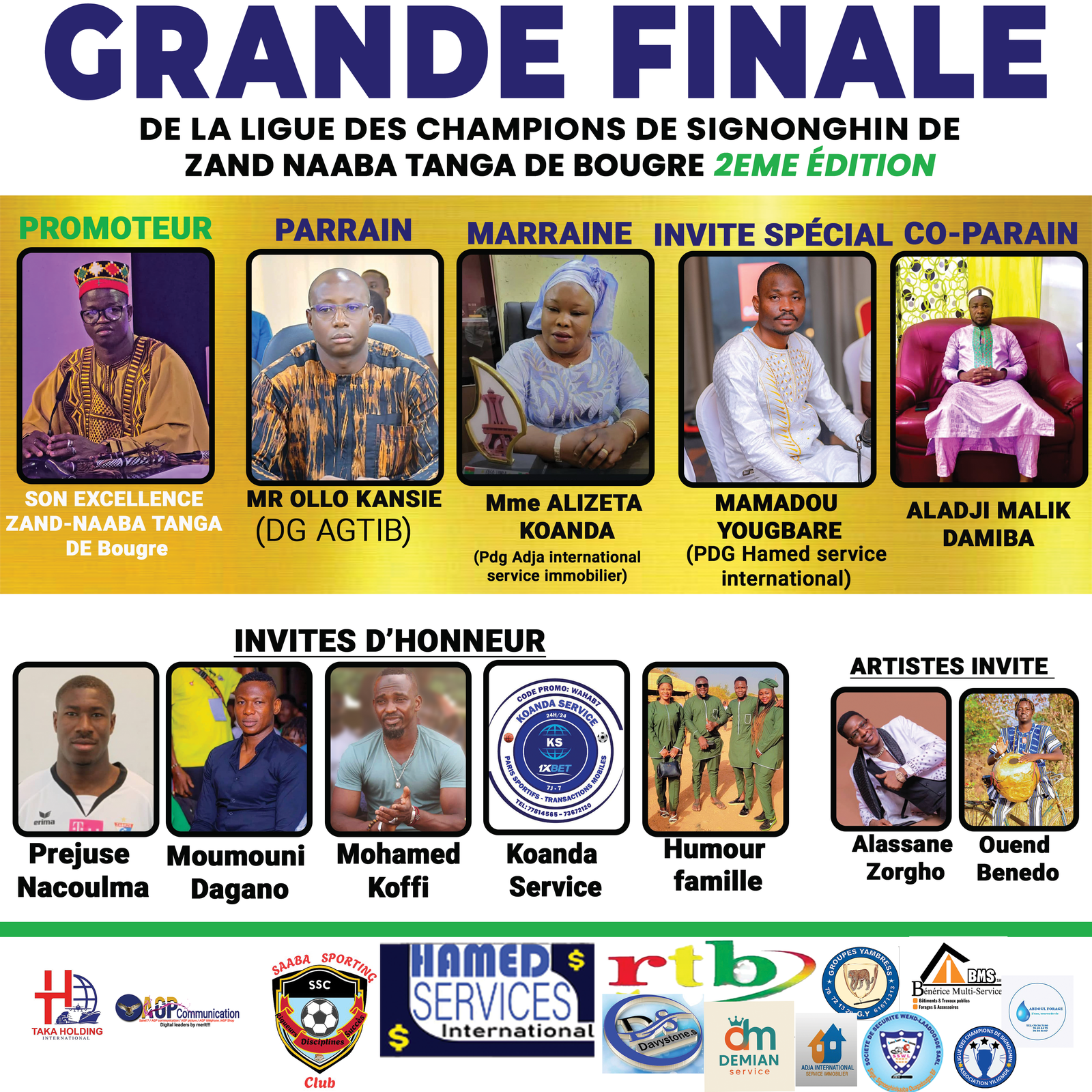 Creation graphique pour Affiche événementiel par Golden Design