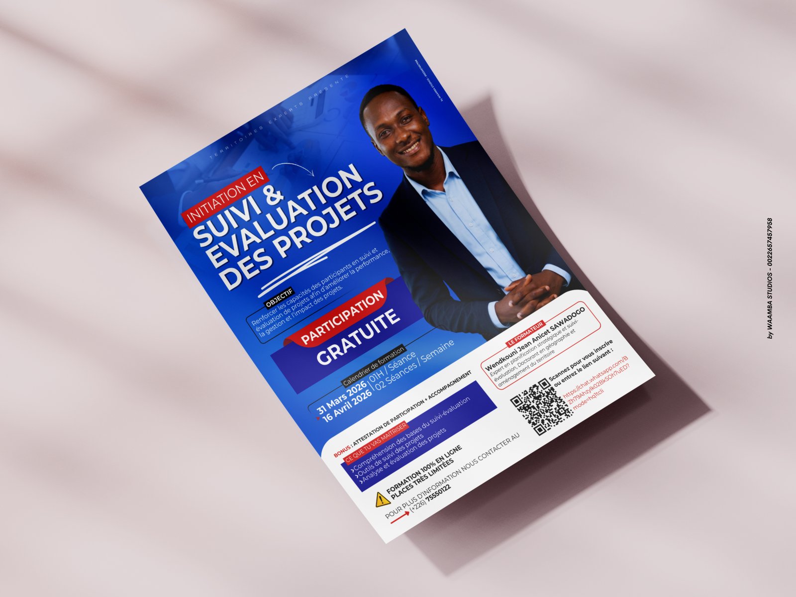 Creation de flyer pour Flyer A5 recto simple par Golden Design